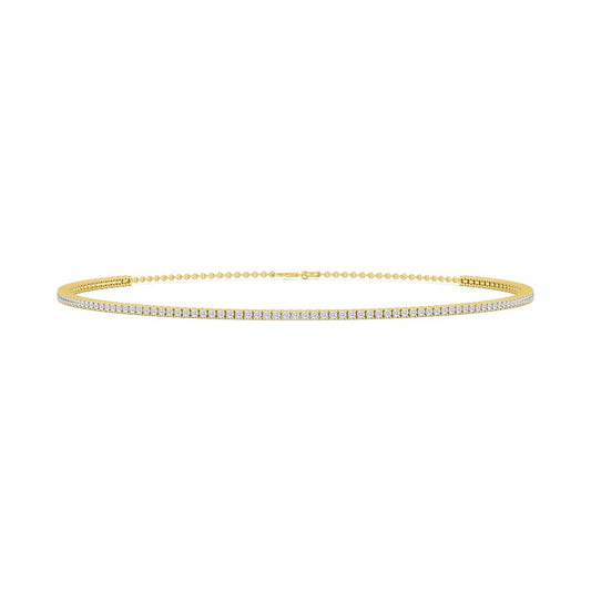 9K Yellow Gold Lab Grown Diamond NECKLACE 9.52 ctw N08364-9.50CT-14IN