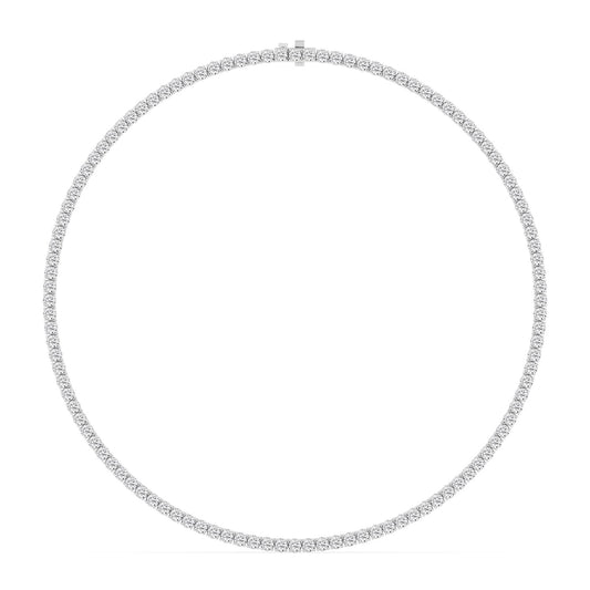 9K White Gold Lab Grown Diamond NECKLACE 13.02 ctw N08390-0.10PT-16IN