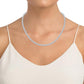 9K White Gold Lab Grown Diamond NECKLACE 13.02 ctw N08390-0.10PT-16IN
