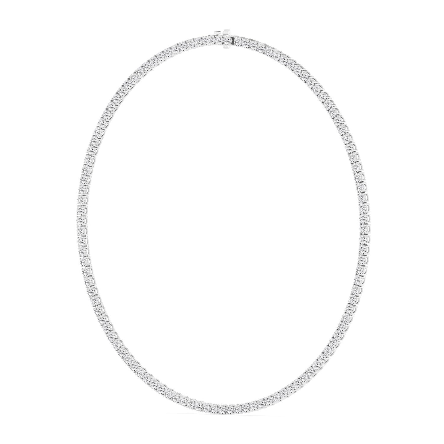 9K White Gold Lab Grown Diamond NECKLACE 13.02 ctw N08390-0.10PT-16IN