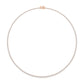 9K Rose Gold Lab Grown Diamond NECKLACE 10.08 ctw N08463-10-16IN