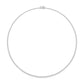 9K White Gold Lab Grown Diamond NECKLACE 10.08 ctw N08463-10-16IN