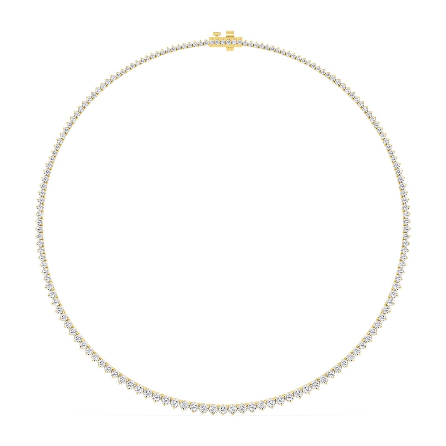 9K Yellow Gold Lab Grown Diamond NECKLACE 10.08 ctw N08463-10-16IN