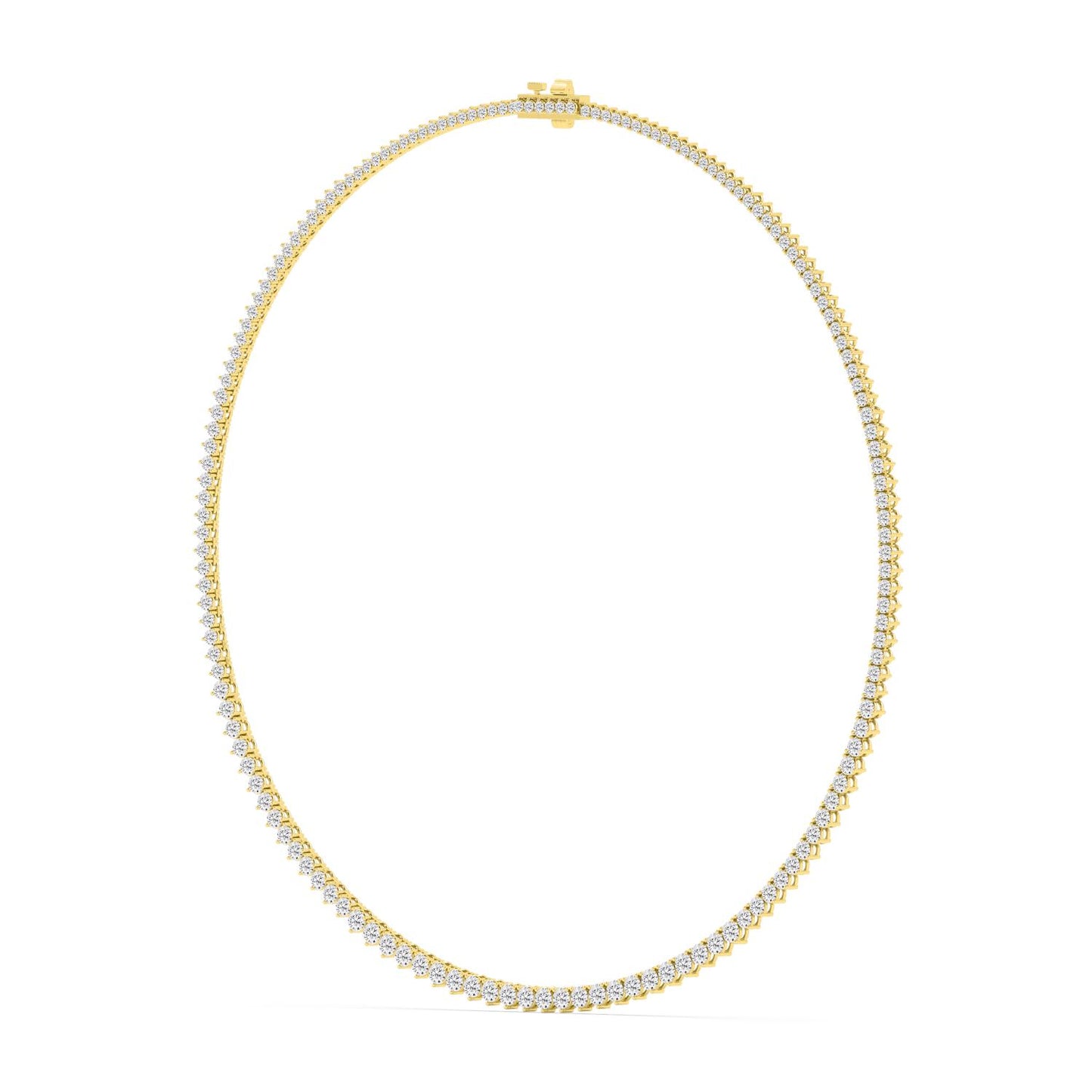 9K Yellow Gold Lab Grown Diamond NECKLACE 10.08 ctw N08463-10-16IN