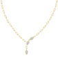 Yellow Gold Lab Grown Diamond NECKLACE 3.00 ctw N08497MQ-3-18IN