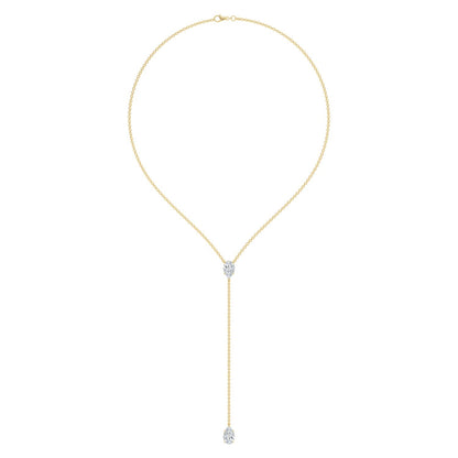9K Yellow Gold Lab Grown Diamond NECKLACE 2.00 ctw N08545PE-2-14IN