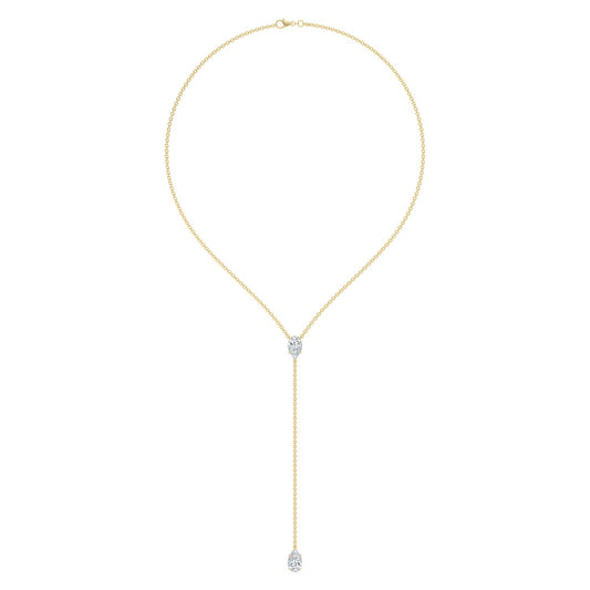9K Yellow Gold Lab Grown Diamond NECKLACE 2.00 ctw N08545PE-2-14IN