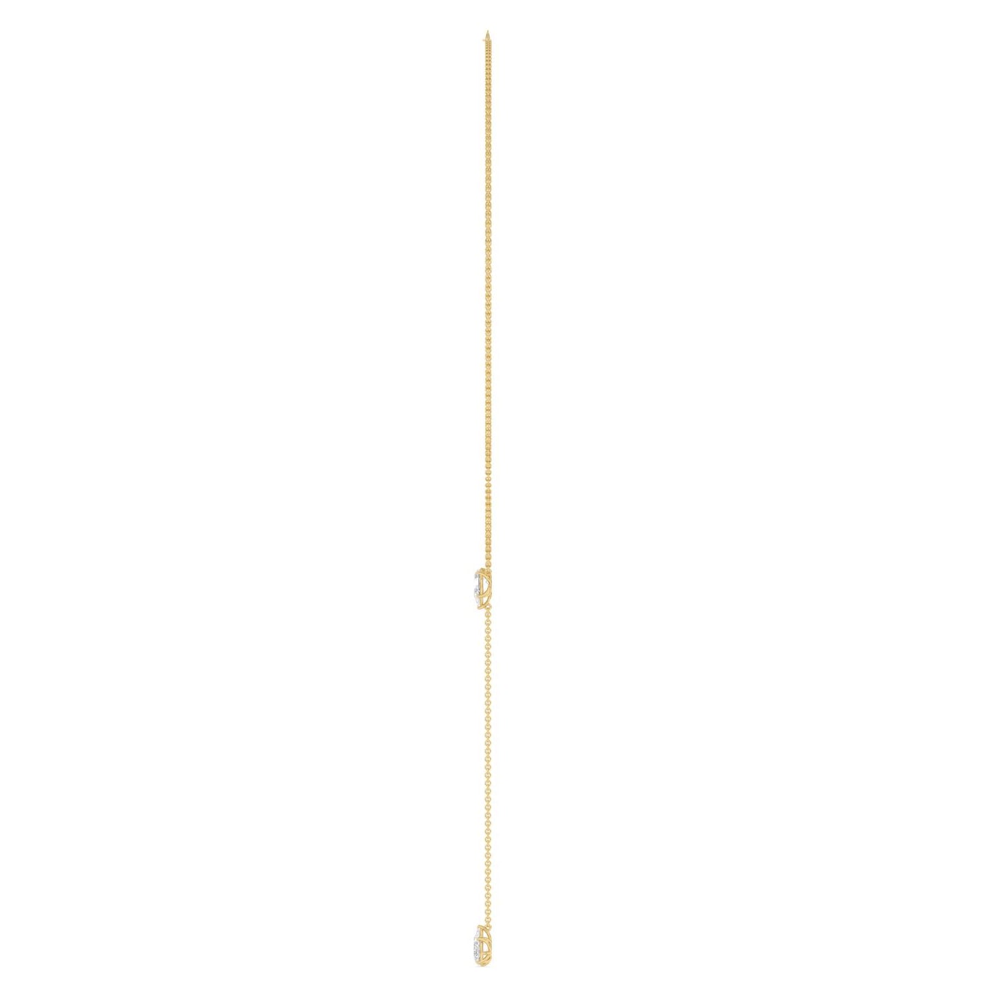 9K Yellow Gold Lab Grown Diamond NECKLACE 2.00 ctw N08545PE-2-14IN