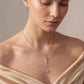9K Rose Gold Lab Grown Diamond NECKLACE 4.92 ctw N08550HT-4.88CT-16IN