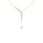 9K Yellow Gold Lab Grown Diamond NECKLACE 4.92 ctw N08550HT-4.88CT-16IN