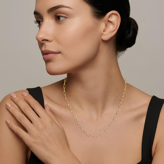 Yellow Gold Lab Grown Diamond NECKLACE 1.04 ctw N08606-1.15CT-18IN