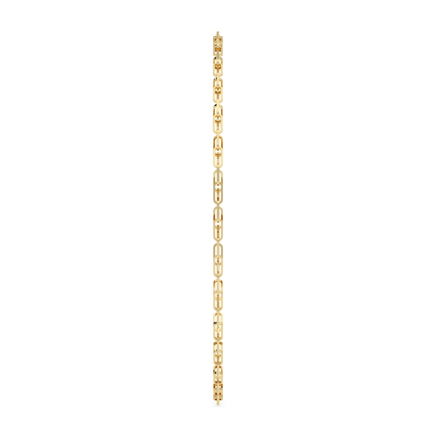 Yellow Gold Lab Grown Diamond NECKLACE 1.04 ctw N08606-1.15CT-18IN