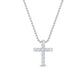 9K White Gold Lab Grown Diamond PENDANT 0.48 ctw P31468-0.50CT