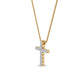9K Yellow Gold Lab Grown Diamond PENDANT 0.48 ctw P31468-0.50CT
