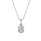 9K White Gold Lab Grown Diamond PENDANT 0.78 ctw P31591-0.75CT