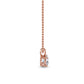 9K Rose Gold Lab Grown Diamond PENDANT 1.25 ctw P31594-1.25CT