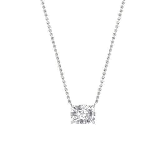 9K White Gold Lab Grown Diamond PENDANT 1.58 ctw P31603CU-1.50CT