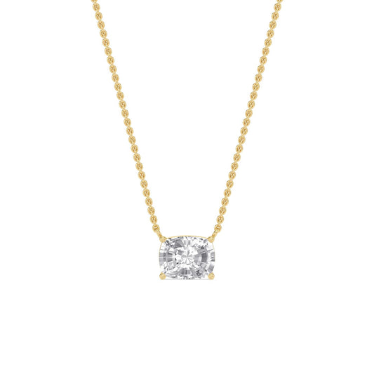 9K Yellow Gold Lab Grown Diamond PENDANT 1.58 ctw P31603CU-1.50CT