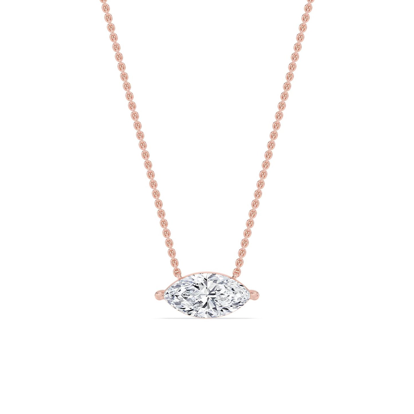 10K Rose Gold Lab Grown Diamond PENDANT 1.00 ctw P31603MQ-1