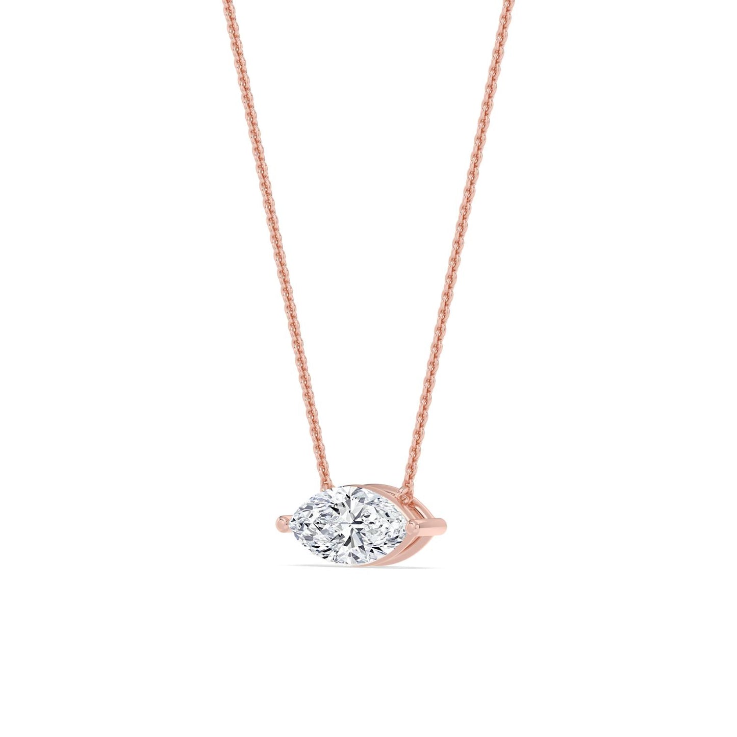 10K Rose Gold Lab Grown Diamond PENDANT 1.00 ctw P31603MQ-1