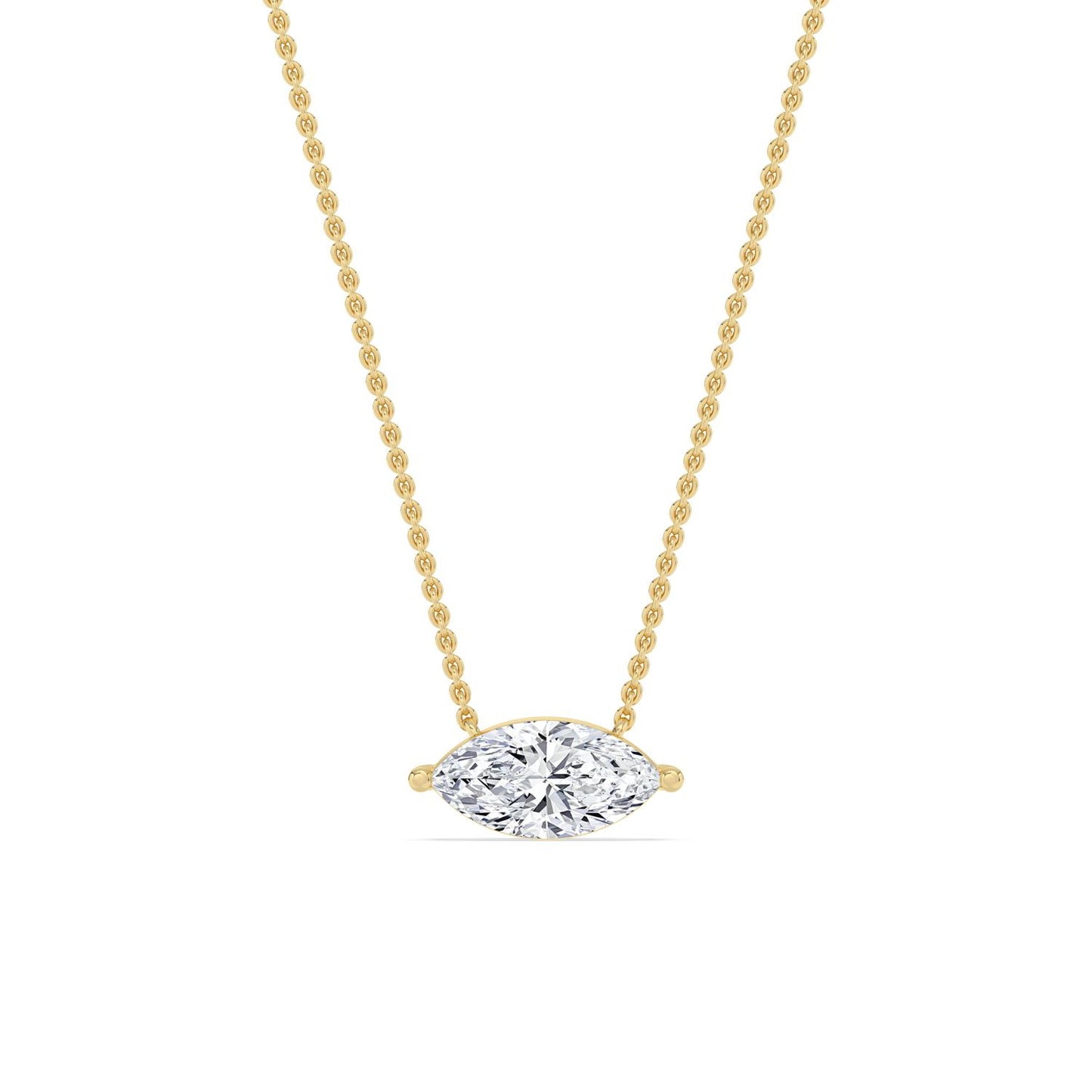 10K Yellow Gold Lab Grown Diamond PENDANT 1.00 ctw P31603MQ-1