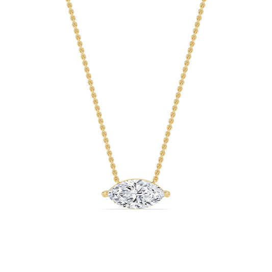 10K Yellow Gold Lab Grown Diamond PENDANT 1.00 ctw P31603MQ-1