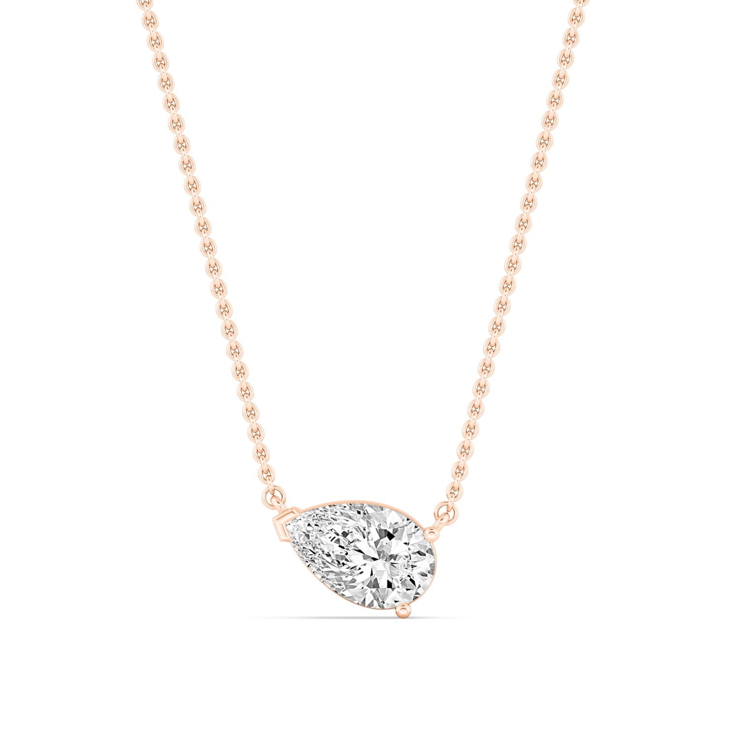 9K Rose Gold Lab Grown Diamond PENDANT 1.06 ctw P31603PE-1