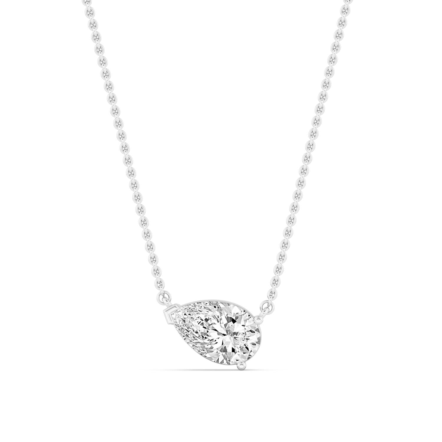 9K White Gold Lab Grown Diamond PENDANT 1.06 ctw P31603PE-1