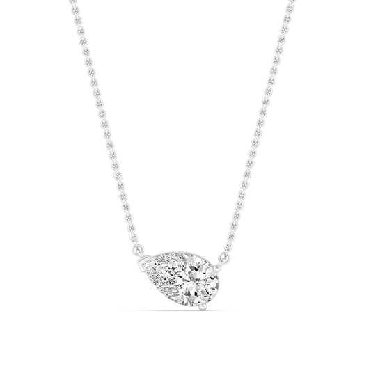 9K White Gold Lab Grown Diamond PENDANT 1.06 ctw P31603PE-1
