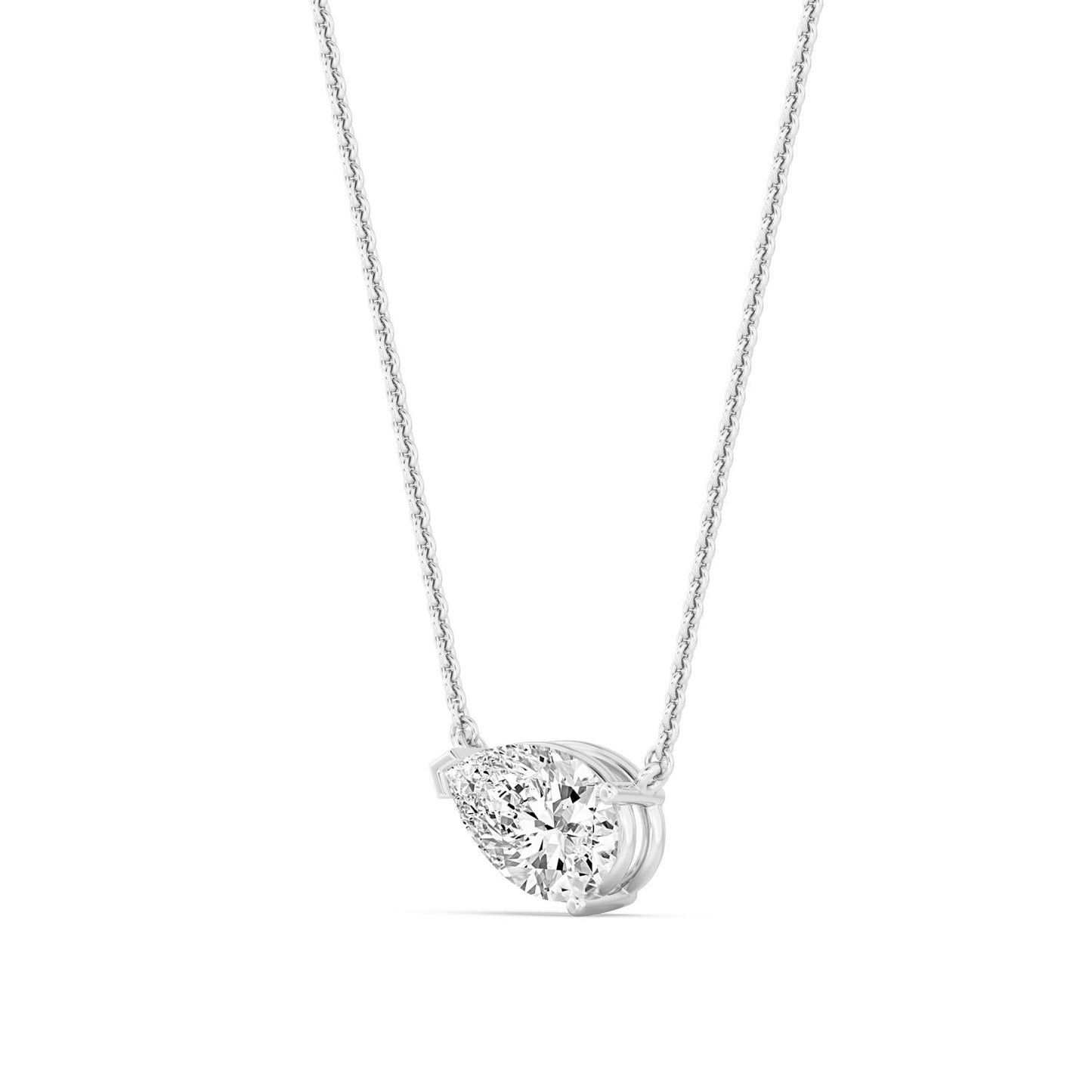 9K White Gold Lab Grown Diamond PENDANT 1.06 ctw P31603PE-1