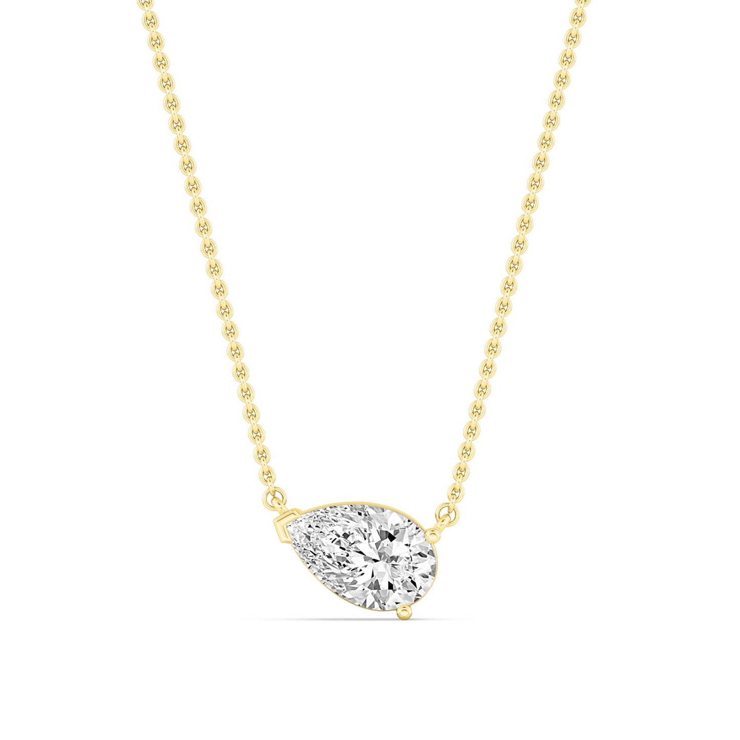 9K Yellow Gold Lab Grown Diamond PENDANT 1.06 ctw P31603PE-1