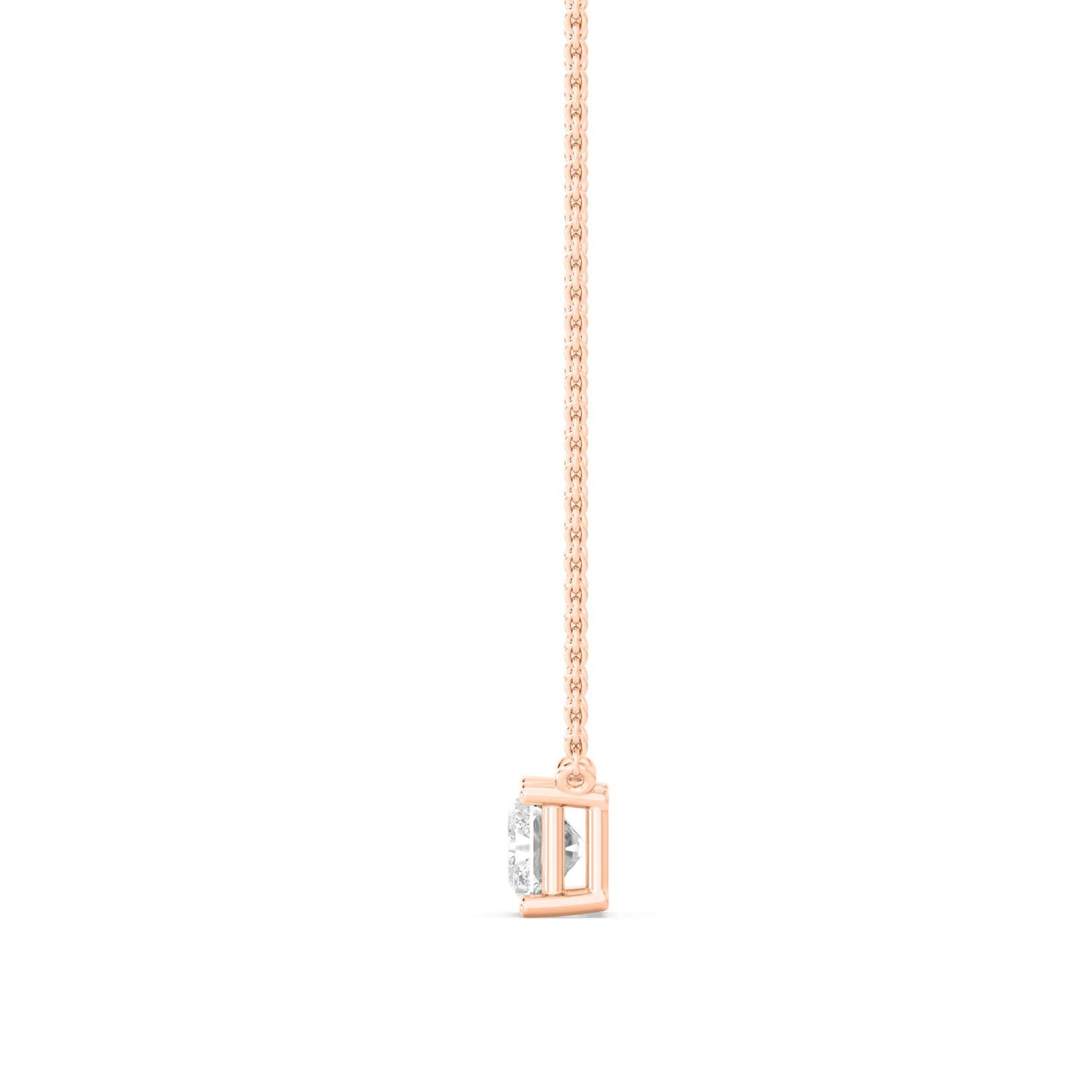 9K Rose Gold Lab Grown Diamond PENDANT 0.73 ctw P31603RDT-0.70CT