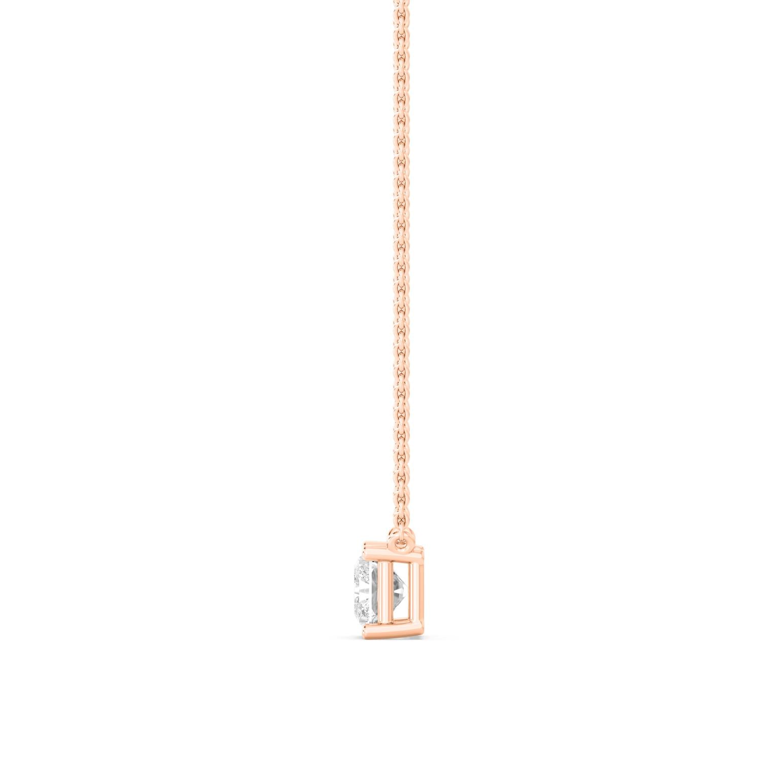9K Rose Gold Lab Grown Diamond PENDANT 0.73 ctw P31603RDT-0.70CT