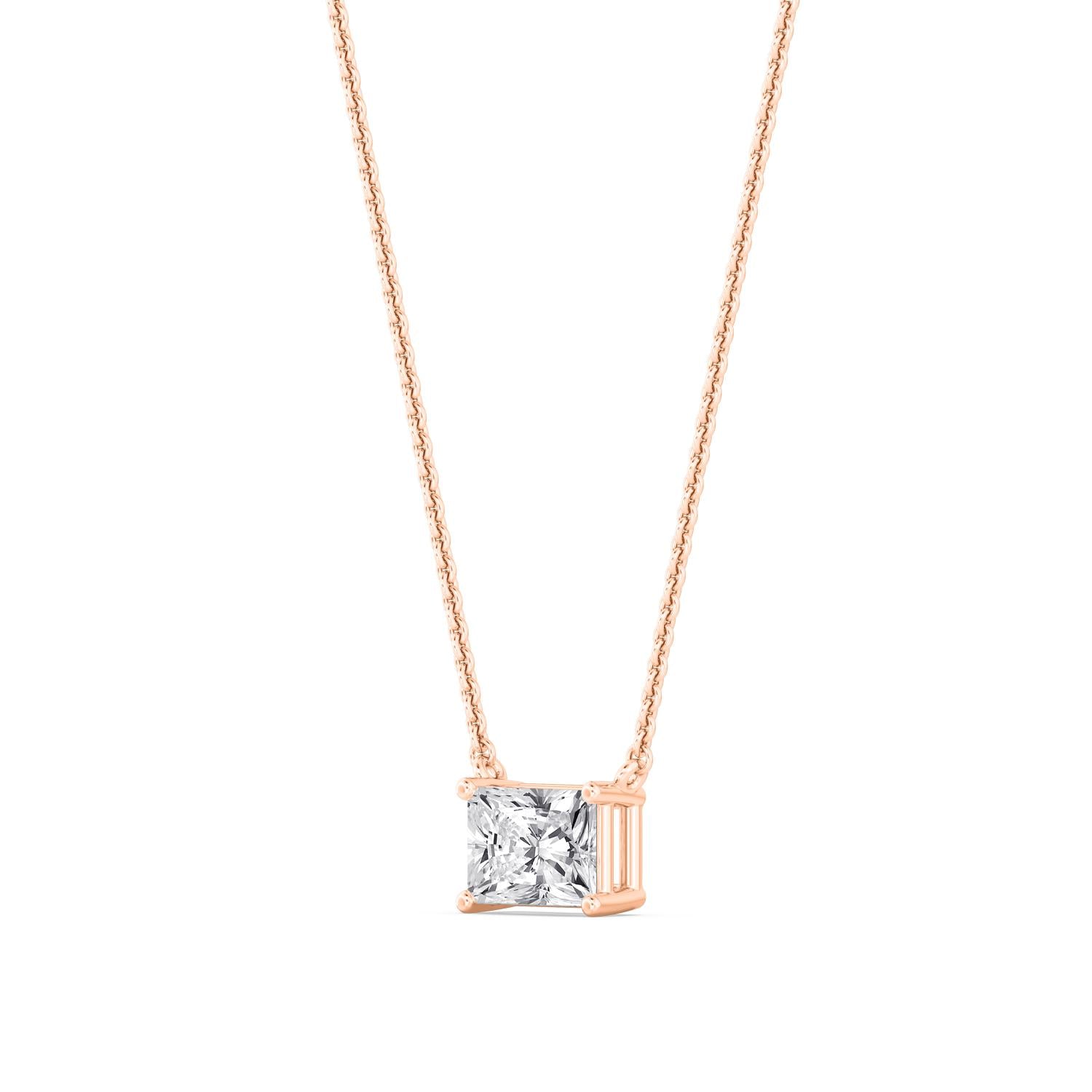 9K Rose Gold Lab Grown Diamond PENDANT 1.62 ctw P31603RDT-1.50CT