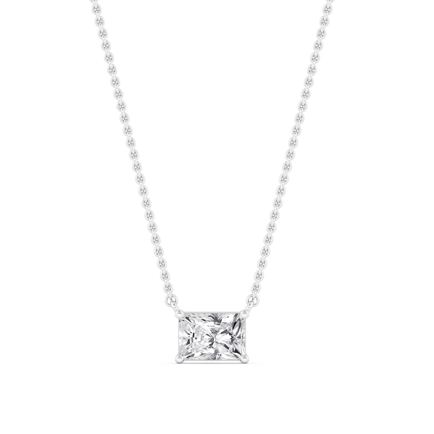 9K White Gold Lab Grown Diamond PENDANT 1.62 ctw P31603RDT-1.50CT