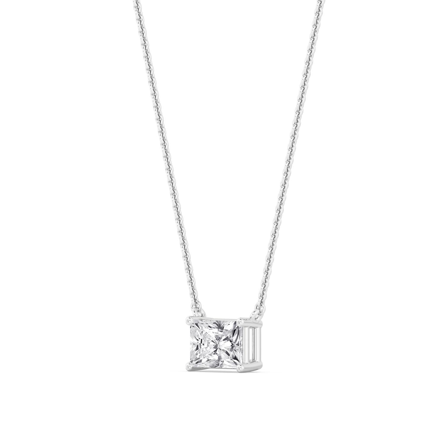 9K White Gold Lab Grown Diamond PENDANT 1.62 ctw P31603RDT-1.50CT