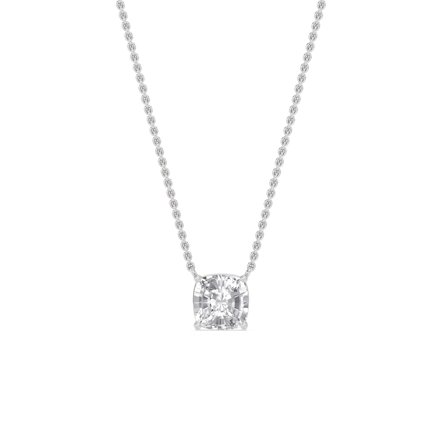 9K White Gold Lab Grown Diamond PENDANT 1.50 ctw P31603SCU-1.50CT