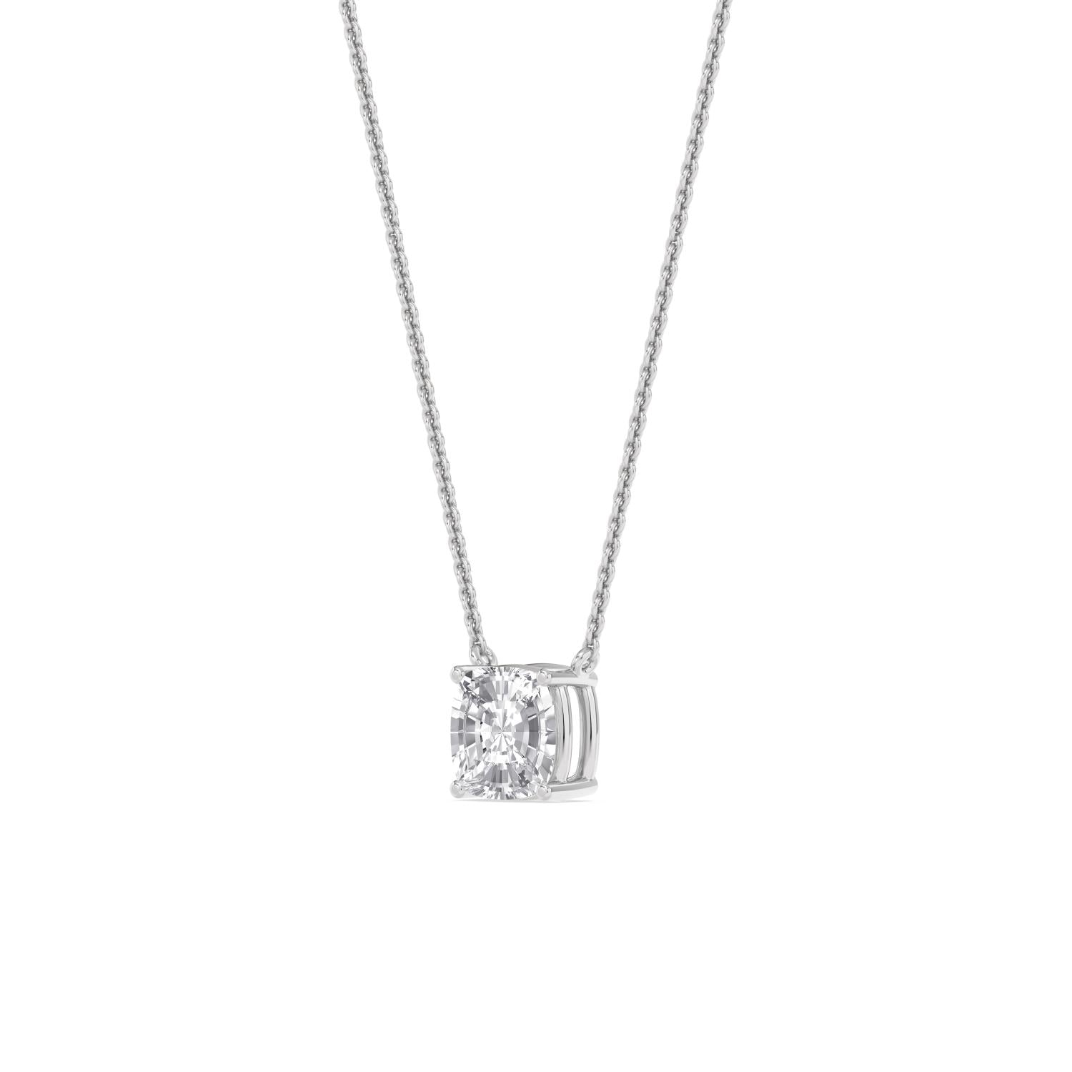 9K White Gold Lab Grown Diamond PENDANT 1.50 ctw P31603SCU-1.50CT