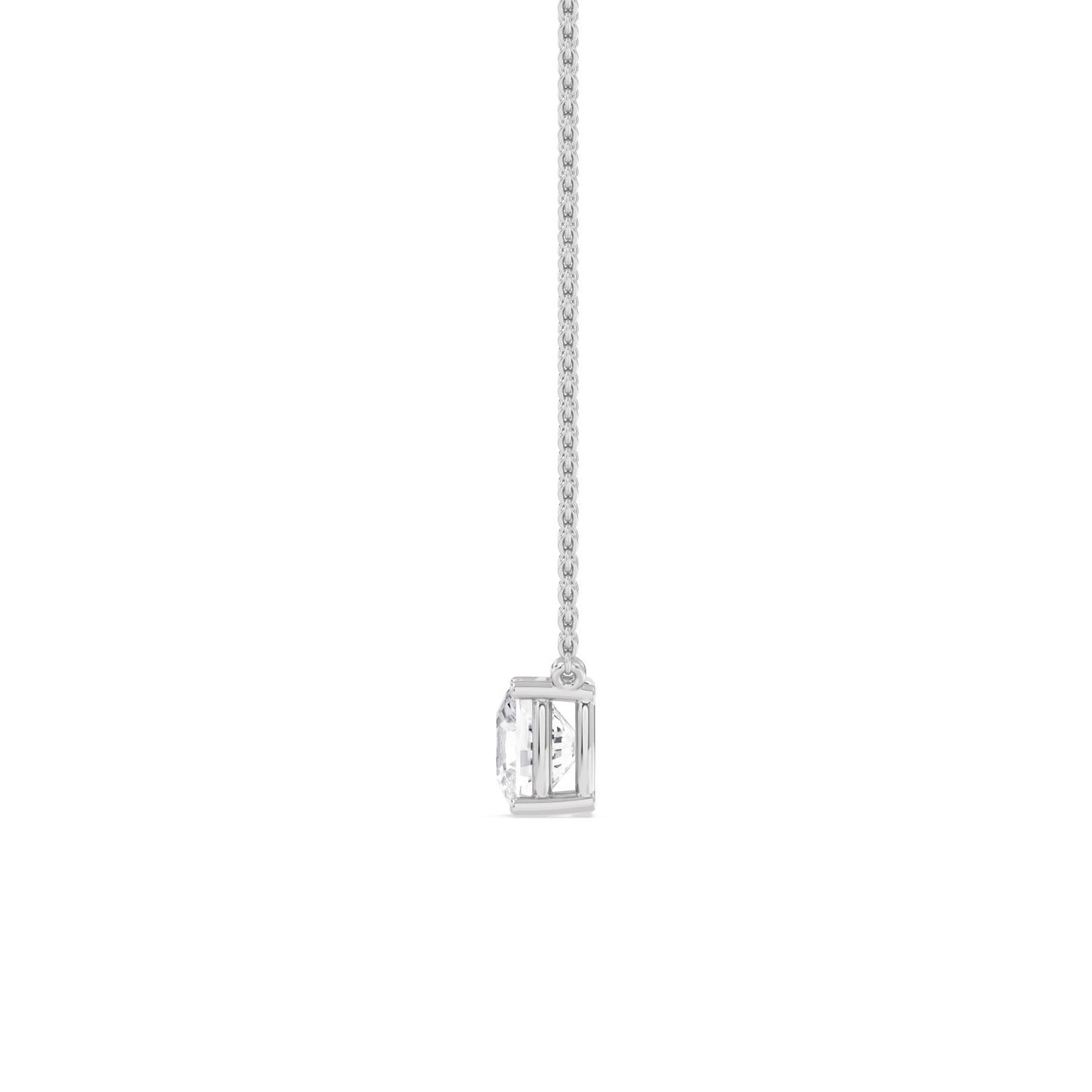 9K White Gold Lab Grown Diamond PENDANT 1.50 ctw P31603SCU-1.50CT