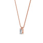 9K Rose Gold Lab Grown Diamond Solitaire Pendant1 ctw P31604EM-1