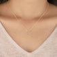 9K Yellow Gold Lab Grown Diamond Solitaire Pendant1 ctw P31604EM-1