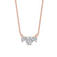 9K Rose Gold Lab Grown Diamond PENDANT 0.80 ctw P31608-0.75CT