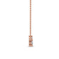 9K Rose Gold Lab Grown Diamond PENDANT 0.80 ctw P31608-0.75CT