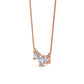 9K Rose Gold Lab Grown Diamond PENDANT 0.80 ctw P31608-0.75CT