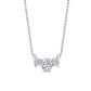 9K White Gold Lab Grown Diamond PENDANT 0.80 ctw P31608-0.75CT