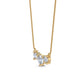 9K Yellow Gold Lab Grown Diamond PENDANT 0.80 ctw P31608-0.75CT