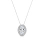 9K White Gold Lab Grown Diamond PENDANT 0.80 ctw P31625OV-0.75CT