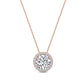 9K Rose Gold Lab Grown Diamond PENDANT 0.68 ctw P31626-0.68CT
