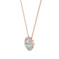 9K Rose Gold Lab Grown Diamond PENDANT 0.68 ctw P31626-0.68CT