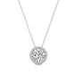 9K White Gold Lab Grown Diamond PENDANT 0.68 ctw P31626-0.68CT